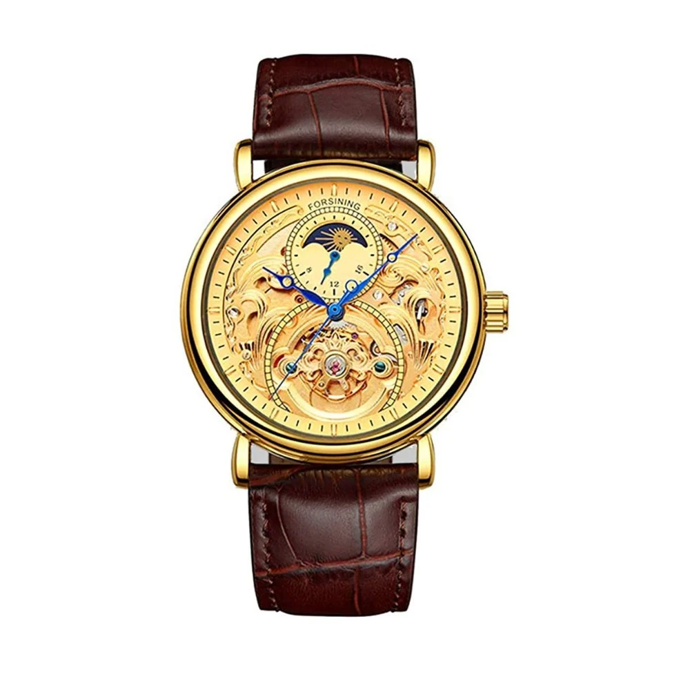 Advanced Alberto Calendario Mechanical Skeleton Watch Carefully Designed