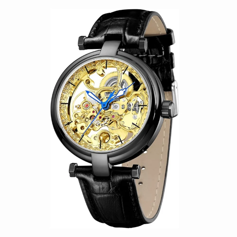 Fine Crafted Firenze Luxury Mechanical Skeleton Watch Elegant
