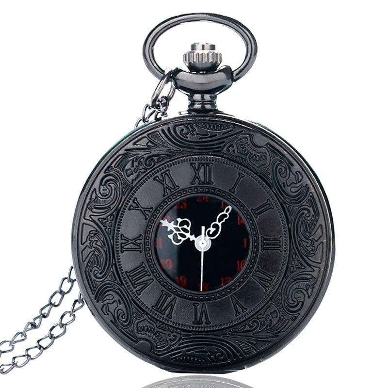 Proven Roma Pocket Watch Dark Grey Outstanding