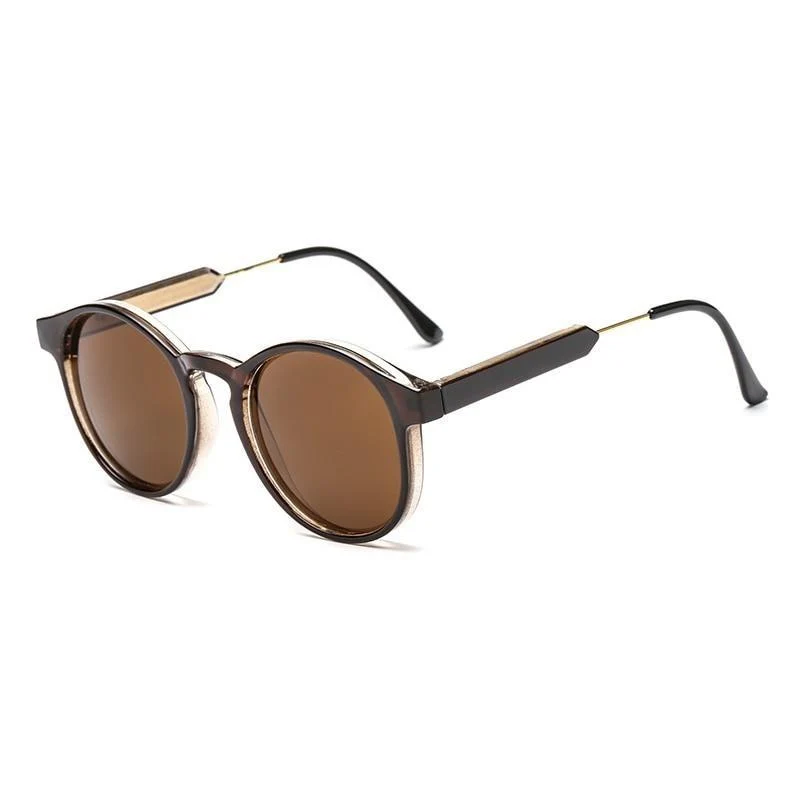 Certified Claude Round Sunglasses Green