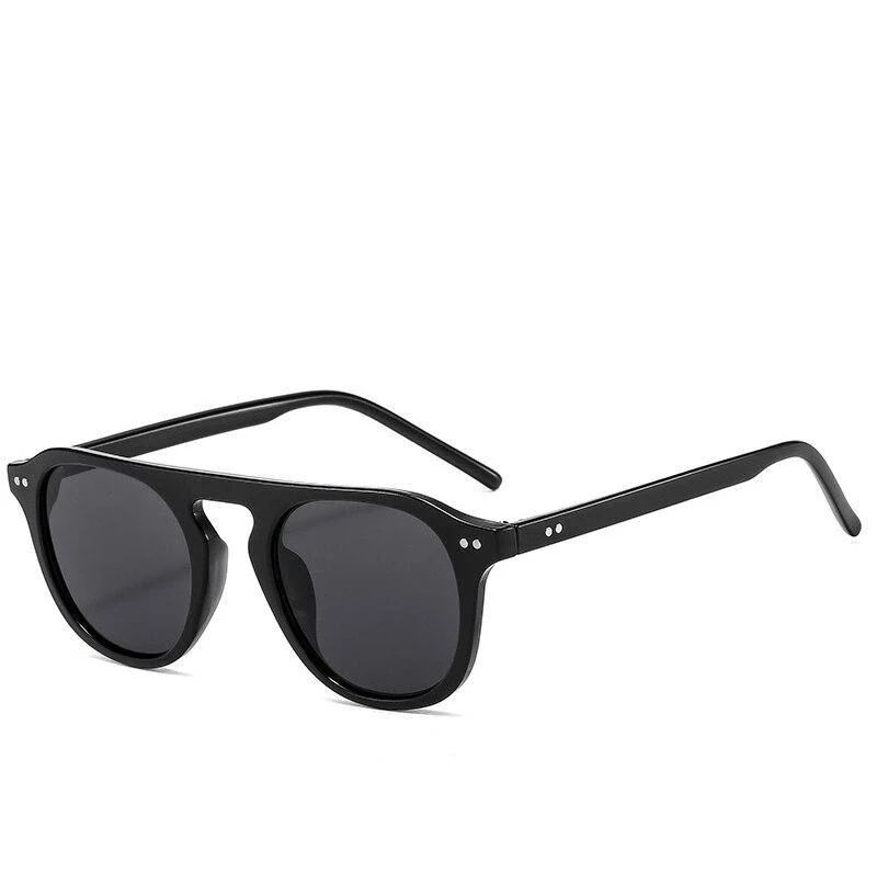 Sustainable Diretorre Morino Solid Black Sunglasses Luxury