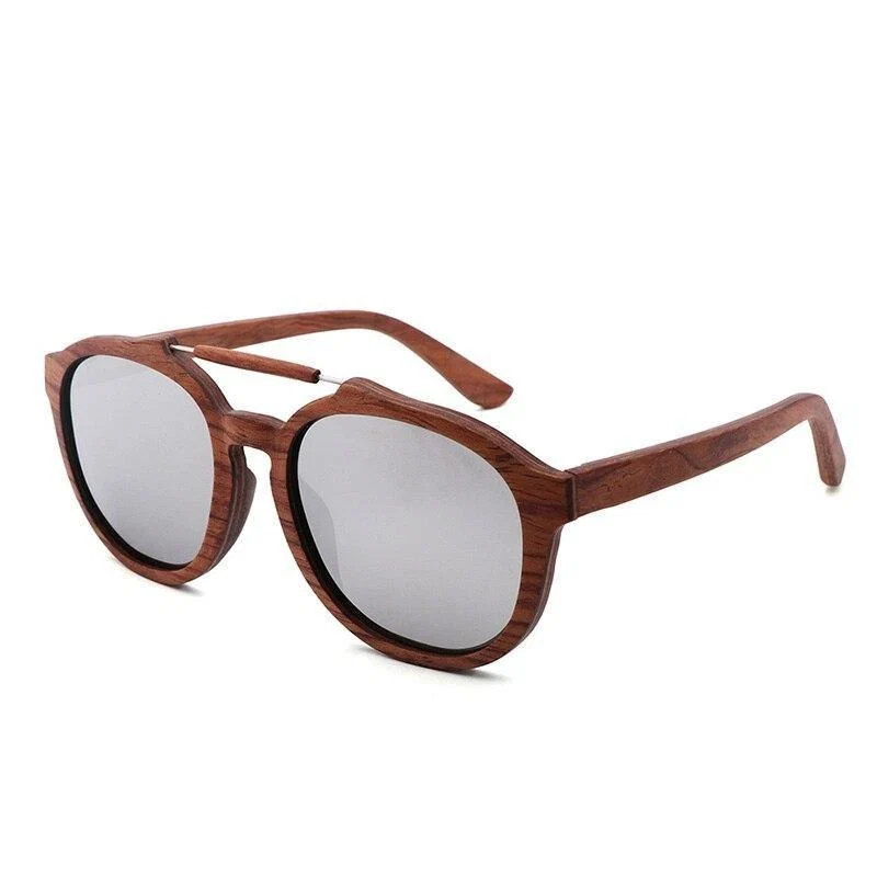 Top-Quality Admiral Bamboo Polarized Sunglasses Minimalist