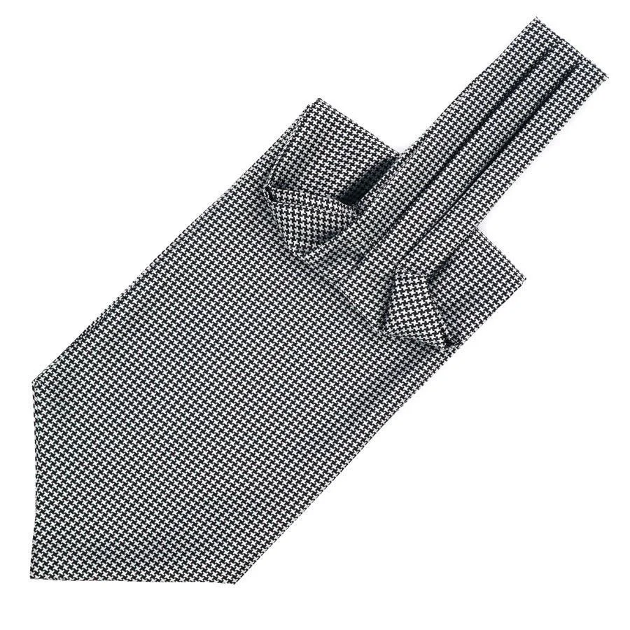 Original Design Houndstooth Ascot Tie Safe