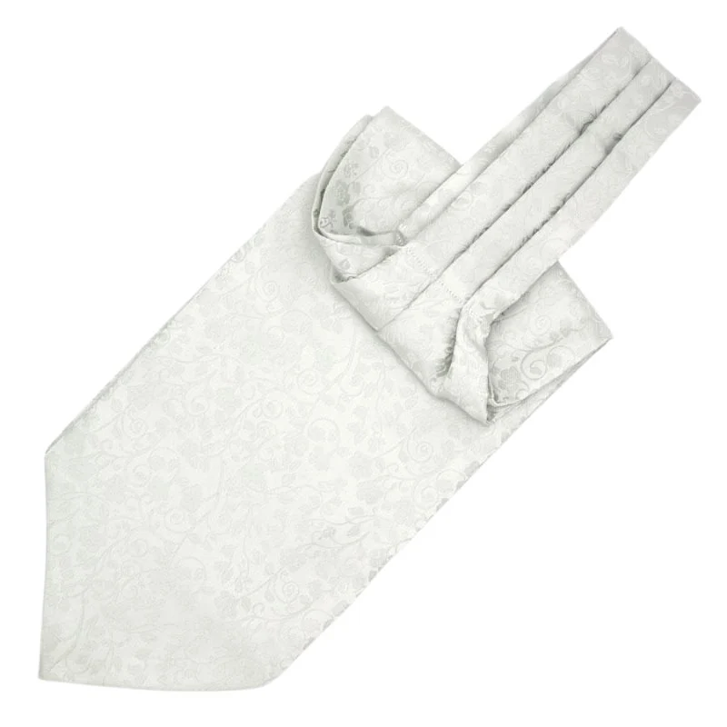 Long-Lasting Wedding Jacquard Boho Ascot Tie Soft