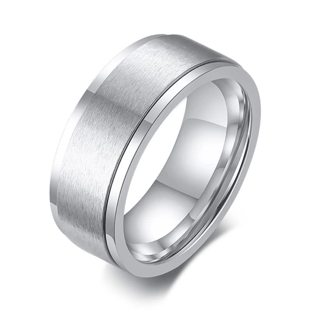 User-Friendly Magnus Brushed Solid Spinner Ring Flexible