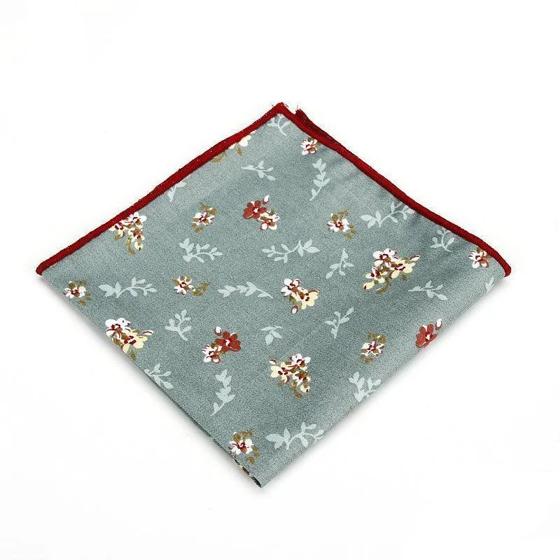 Superior Floral Boho Cotton Handkerchief Detailed