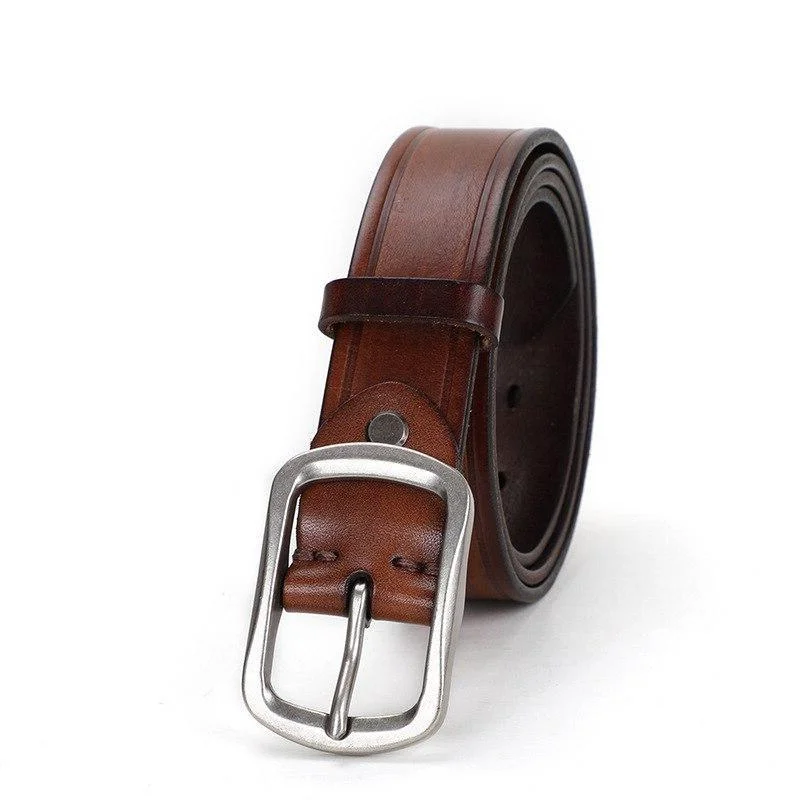 Advanced Alonso Casual Cowskin Leather Belt Refined