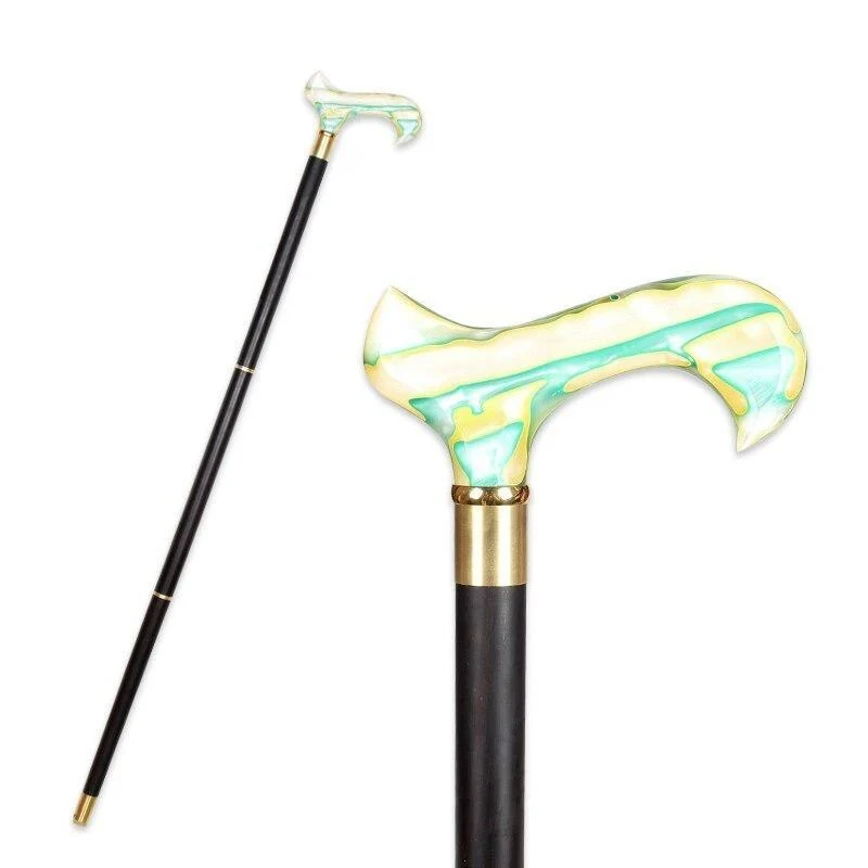 Exceptional Gabriel Wooden Walking Stick With Resin Handle Eco-Friendly