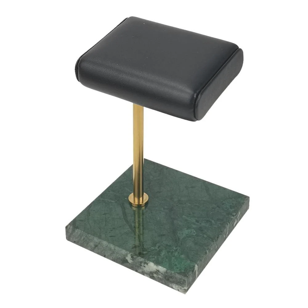 Genuine Antoine Green Marble Single Watch Display Stand Holder Effective
