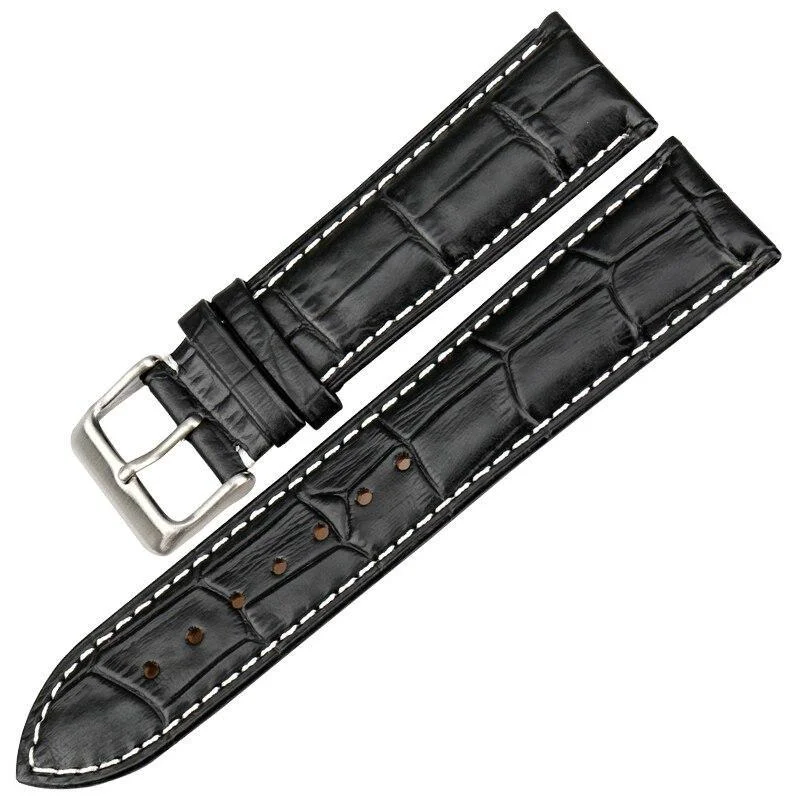 Artisan Claude Leather Stitched Watch Strap With Tang Buckle Outstanding