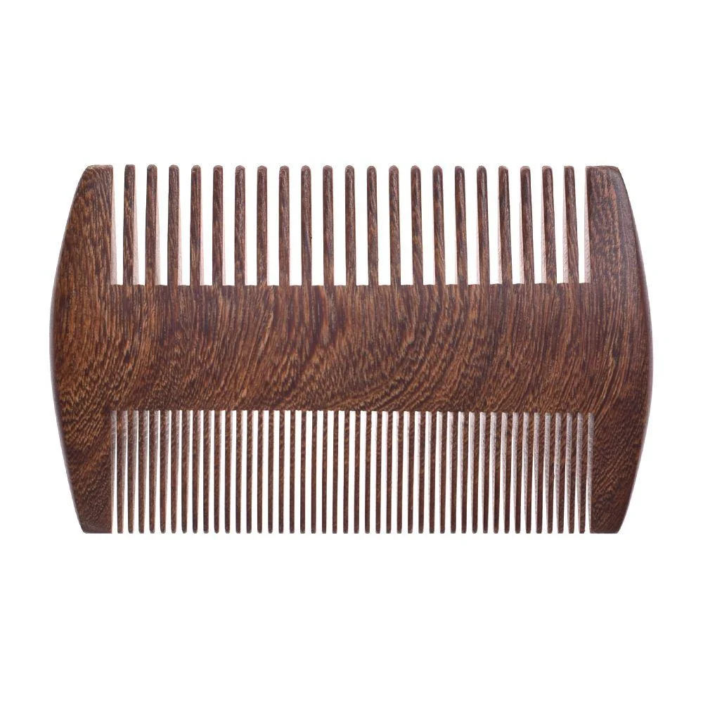 Eco-Friendly Sandalwood Pocket Anti-Static Beard Comb Proven