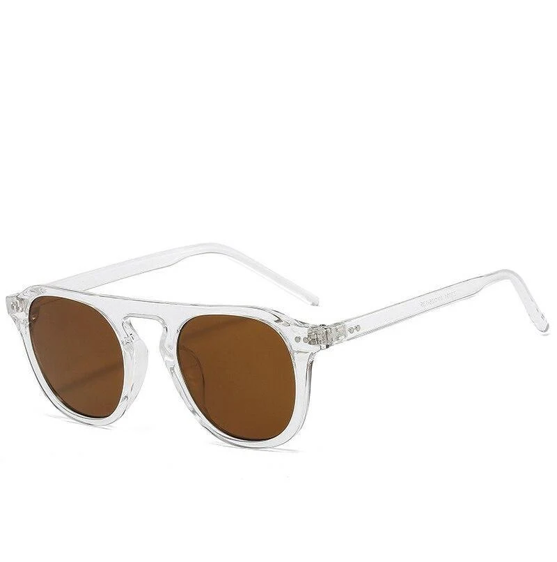 Contemporary Diretorre Morino Transparent Sunglasses Durable