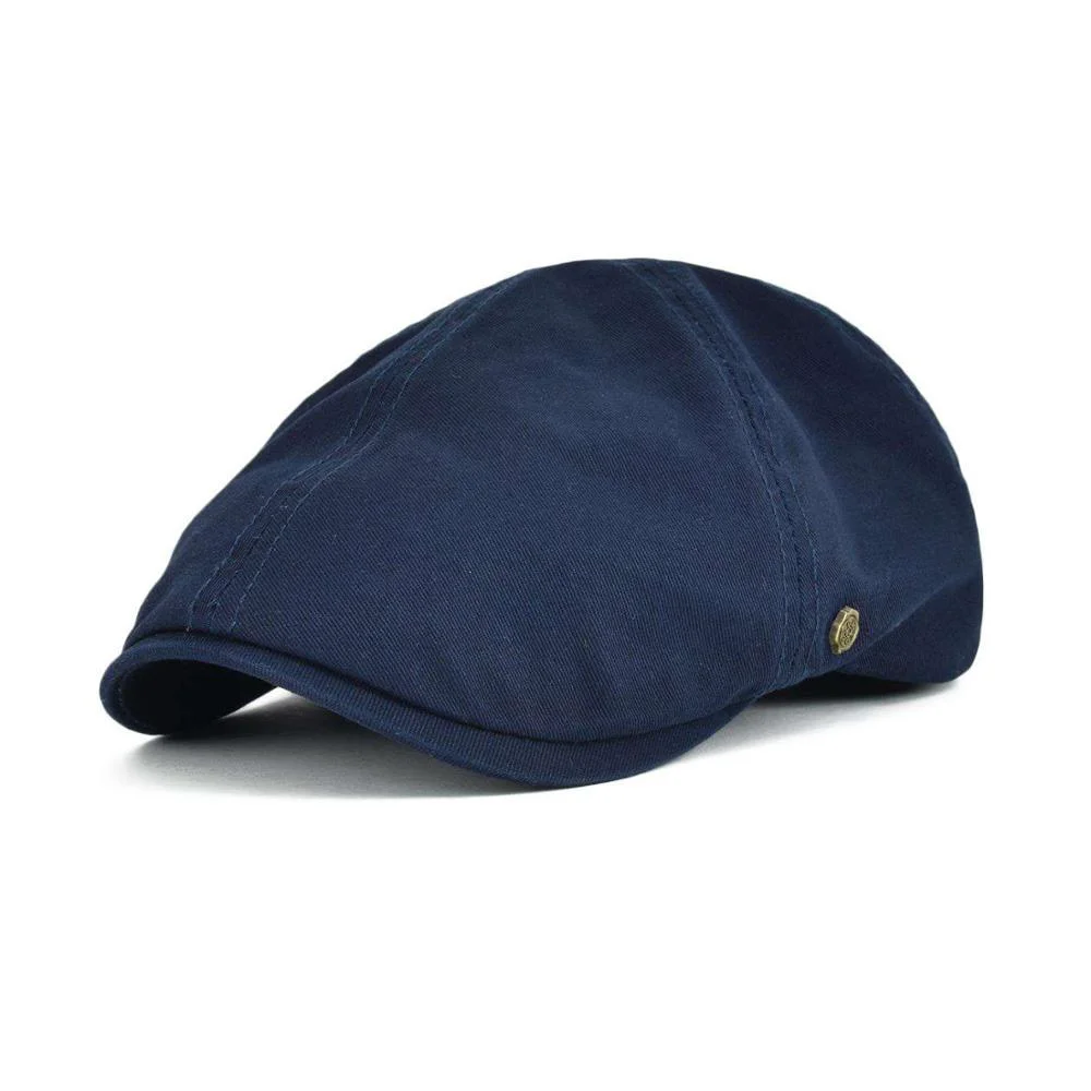 Contemporary Twill Cotton Flat Cap Expertly Made