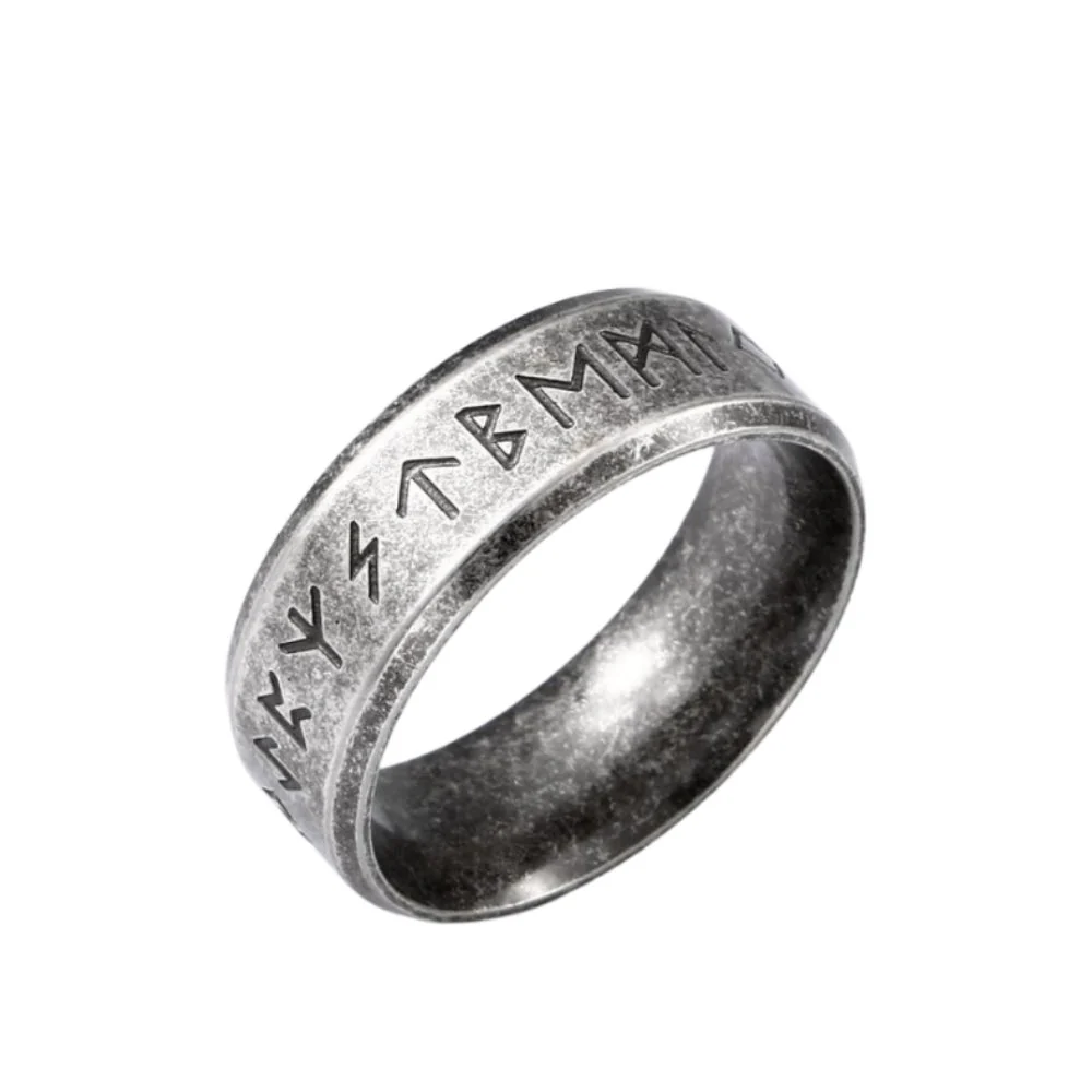 Trendy Odin Viking Rune Ring Enhanced