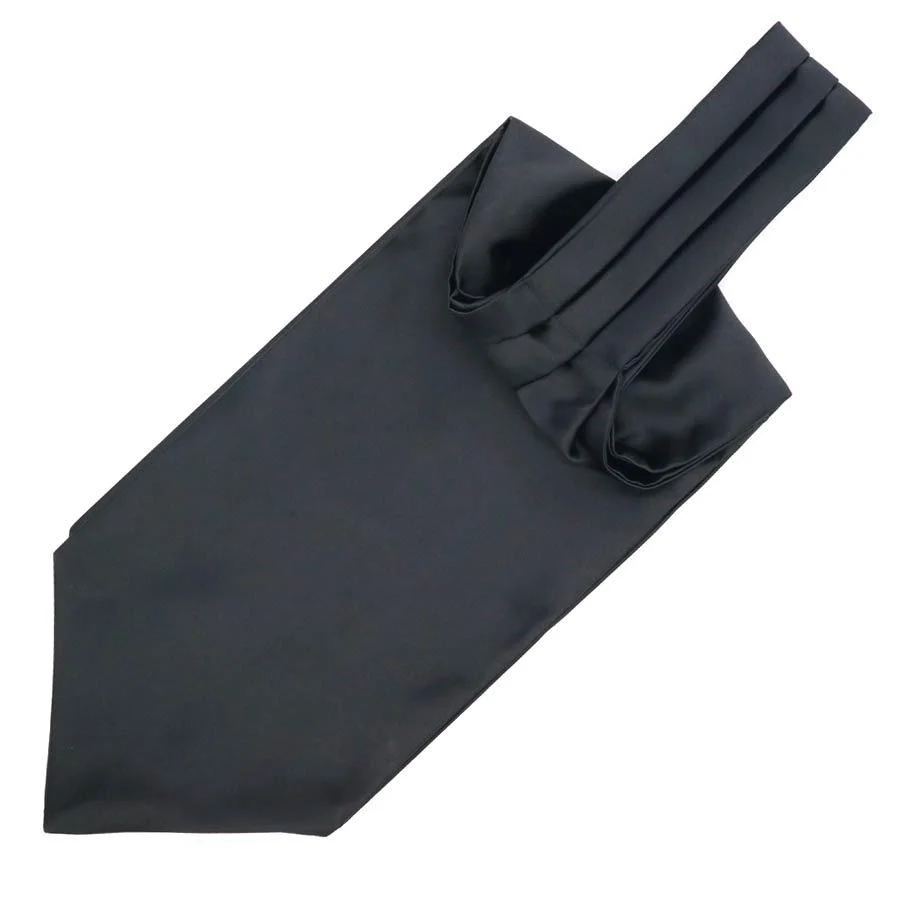 Healthy Solid Ascot Tie High-End