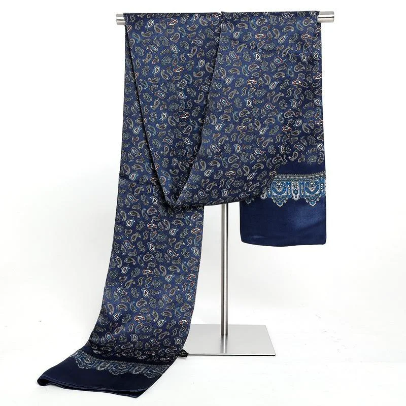 Professional Classic Paisley Silk Scarf Prestigious