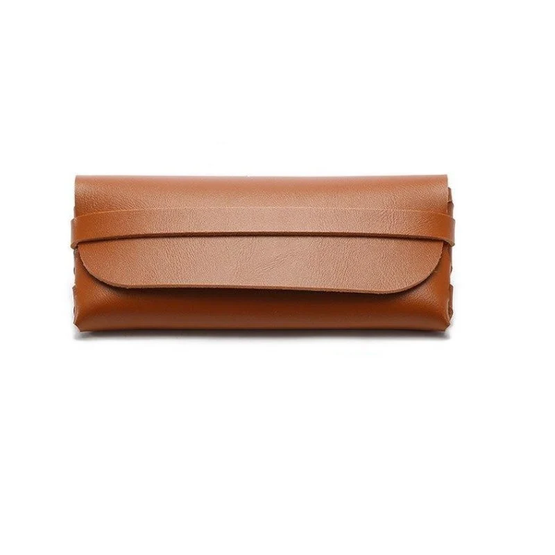 Traditional Portable Soft Leather Sunglass Case Powerful