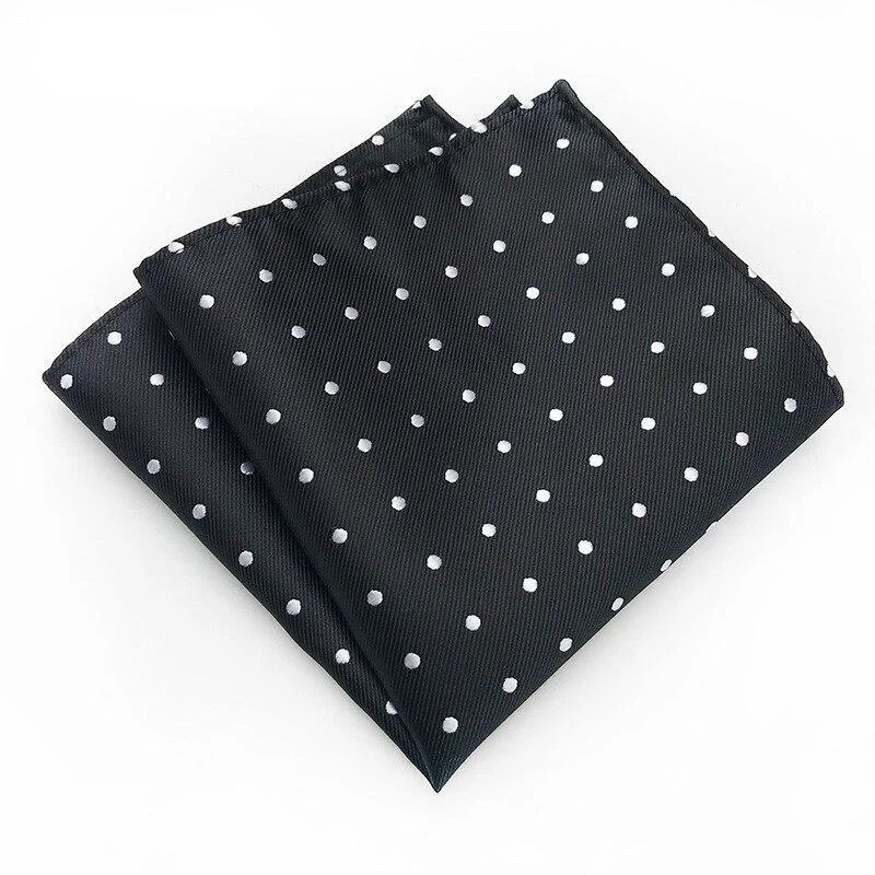 Efficient Pin Dot Silk Pocket Square Unique