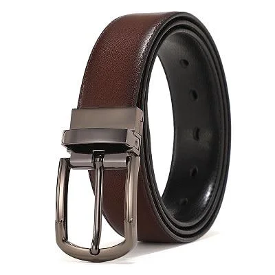 Reusable Giorgio Reversible Leather Belt Pure