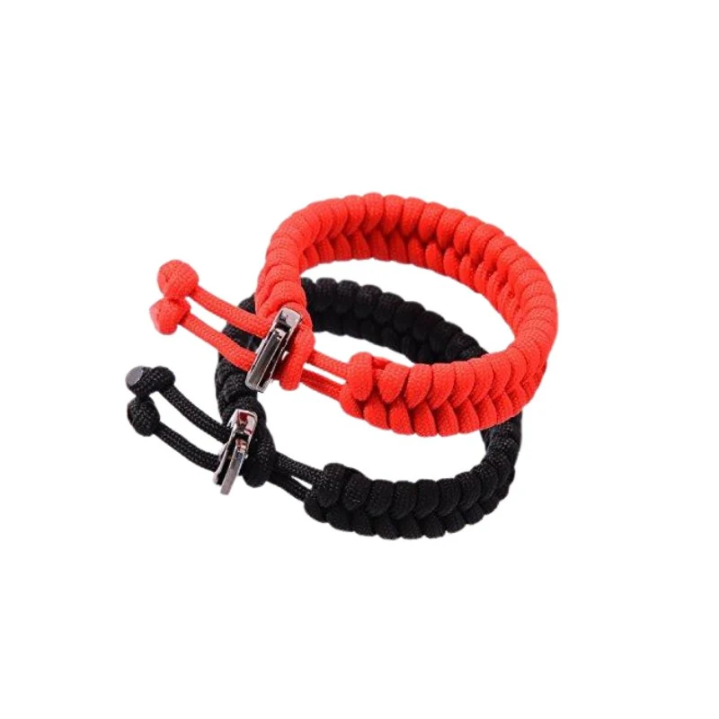 Genuine Solid Paracord Bracelet 2 Pieces Set Lightweight