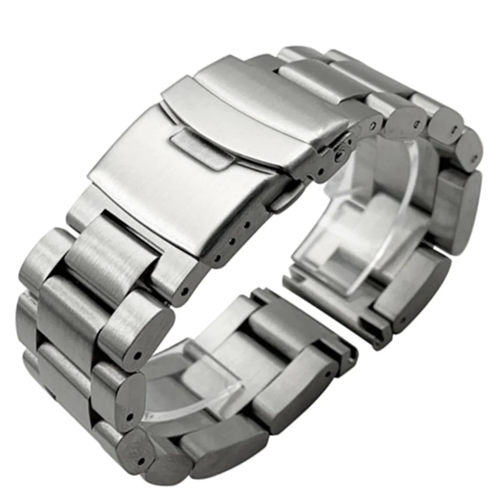 Environmentally Friendly Alfredo 316L Stainless Steel Oyster Watch Strap Innovative