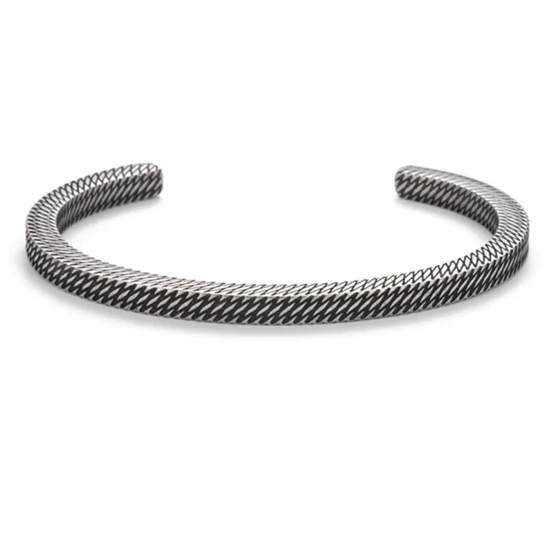 High-Performance Remus Vintage Stainless Steel Cuff Bracelet Environmentally Friendly