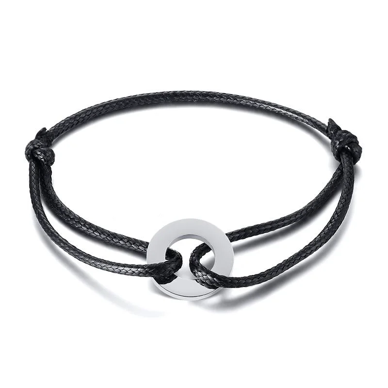 Efficient Circle Minimalist Rope Bracelet Anklet Sustainable