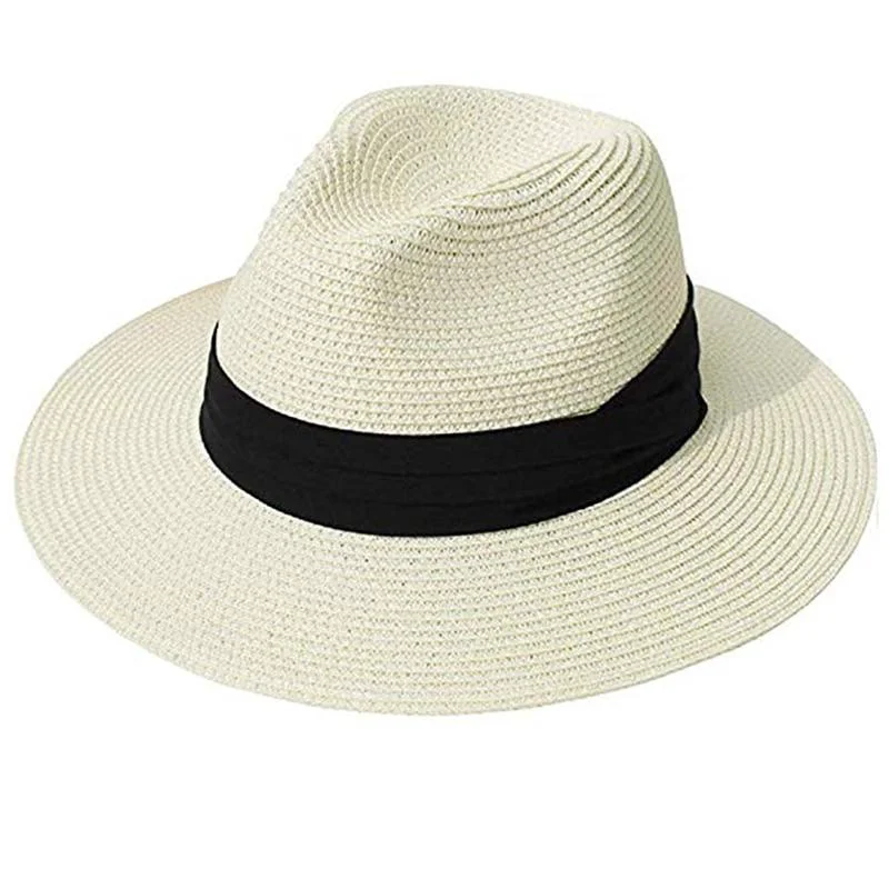 Detailed Domenico Paja clásica Panama Sombrero Dependable