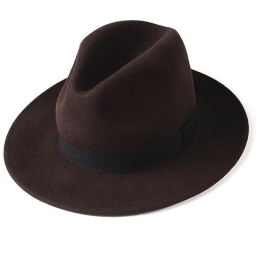High-Performance Sombrero fedora clásico de fieltro de lana Eco-Friendly