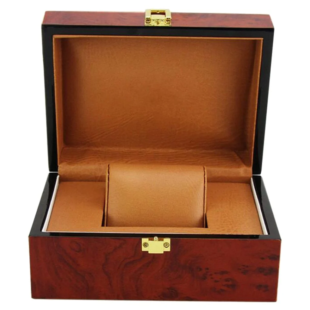 Practical Franco Caja de madera para relojes de una ranura Official