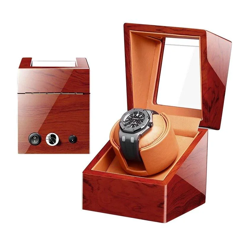 Trusted Fabrizio Caja de madera de peral Watch Winder mecánico Dependable