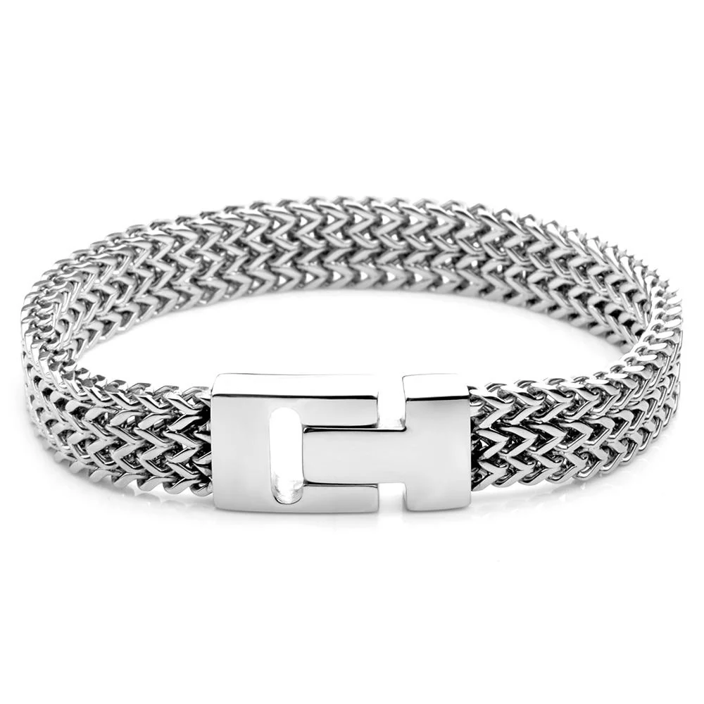 Green Bengt Stainless Steel Chain Bracelet Sophisticated