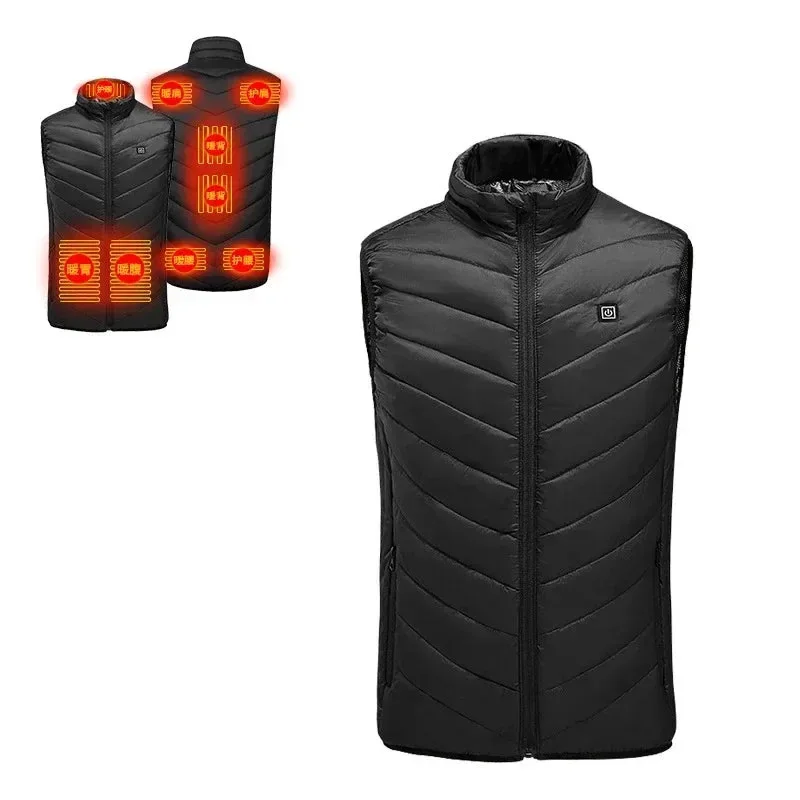 Fine Crafted 21-Zone Self-Heating Vest with USB Power Men's Women's Thermal Heated Jacket for Outdoor Activities Powerful