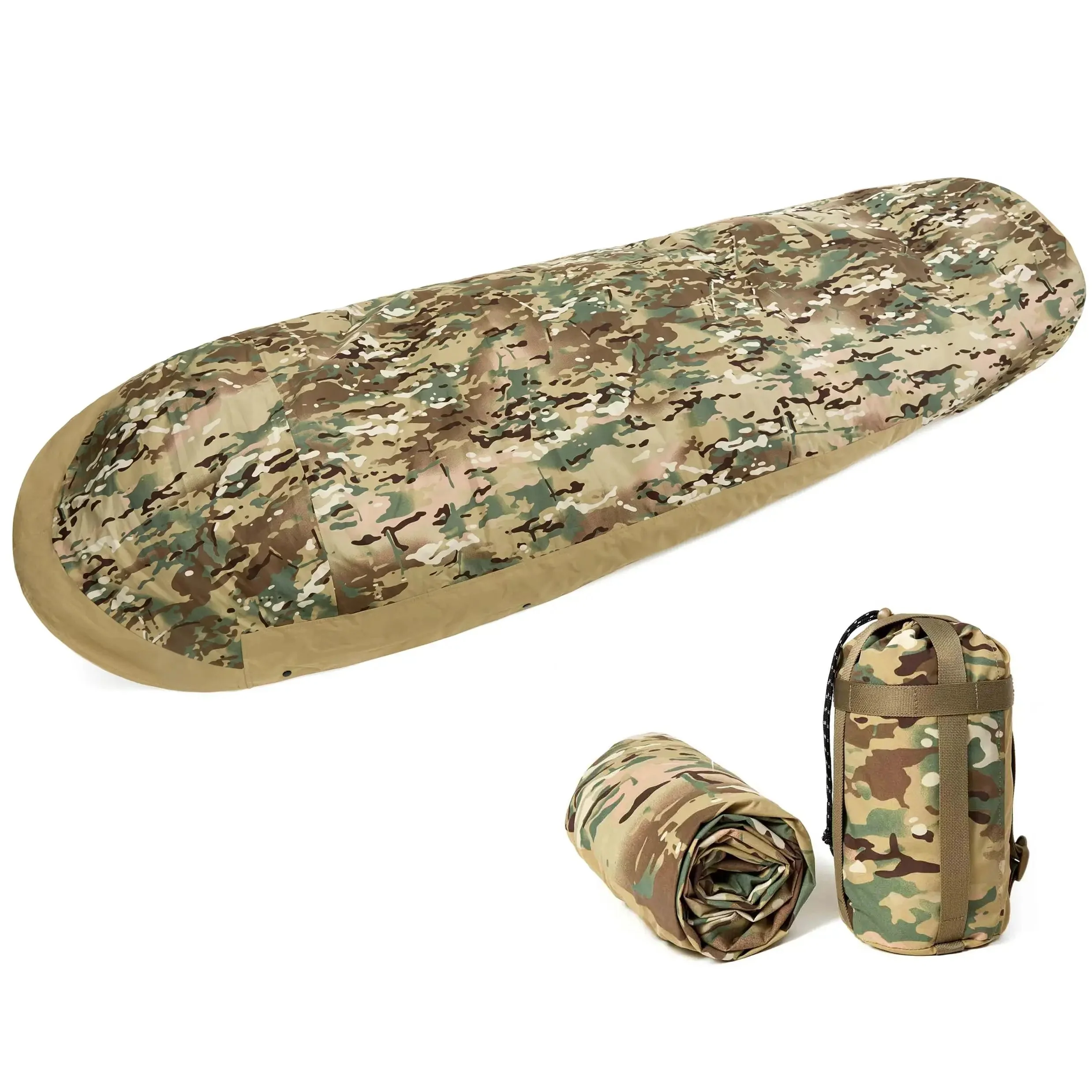 Environmentally Friendly Military Bivy Cover Sack – Waterproof Sleeping Bag Outer Shell for Modular Sleep System Organic