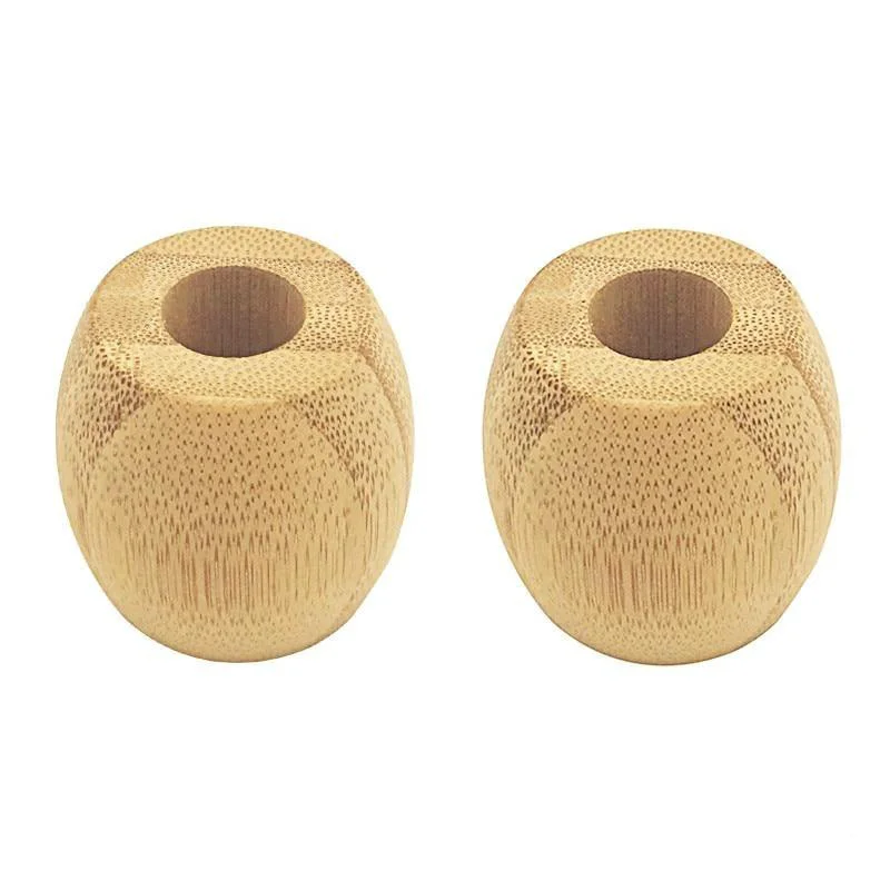 Convenient Handmade Bamboo Wood Safety Razor Stand Holder Elite