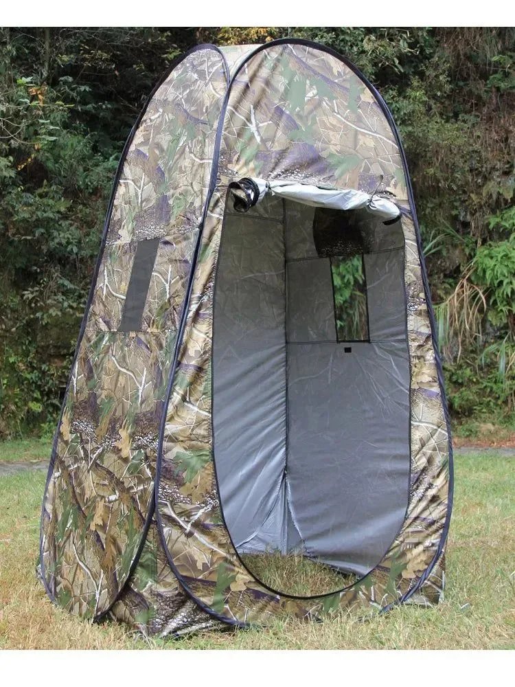 Unique Single Person Portable Privacy Shower Toilet Camping Pop Up Tent Camouflage UV Function Outdoor Dressing Photography Watch Bird SPECIFICATIONS Consistent