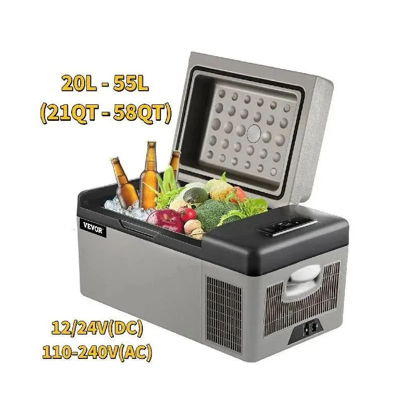 Innovative Refrigerador portátil para coche VEVOR minicongelador 20-55 l para aventuras al aire libre Flexible