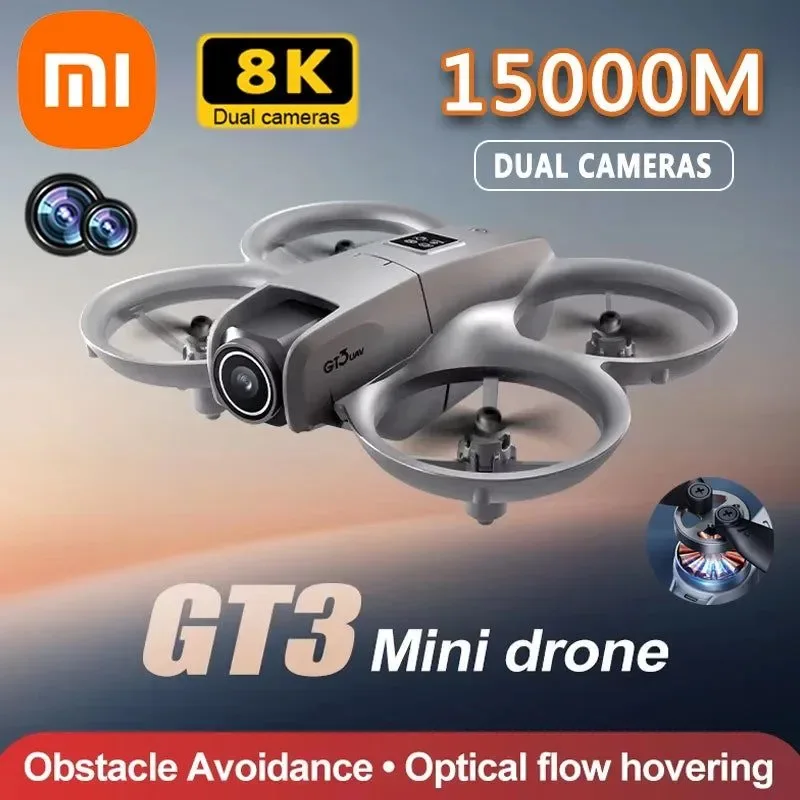 Soft Dron GT3 8K 5G GPS cámara dual HD zoom 50X evasión de obstáculos omnidireccional 45 minutos de vuelo Fine Crafted