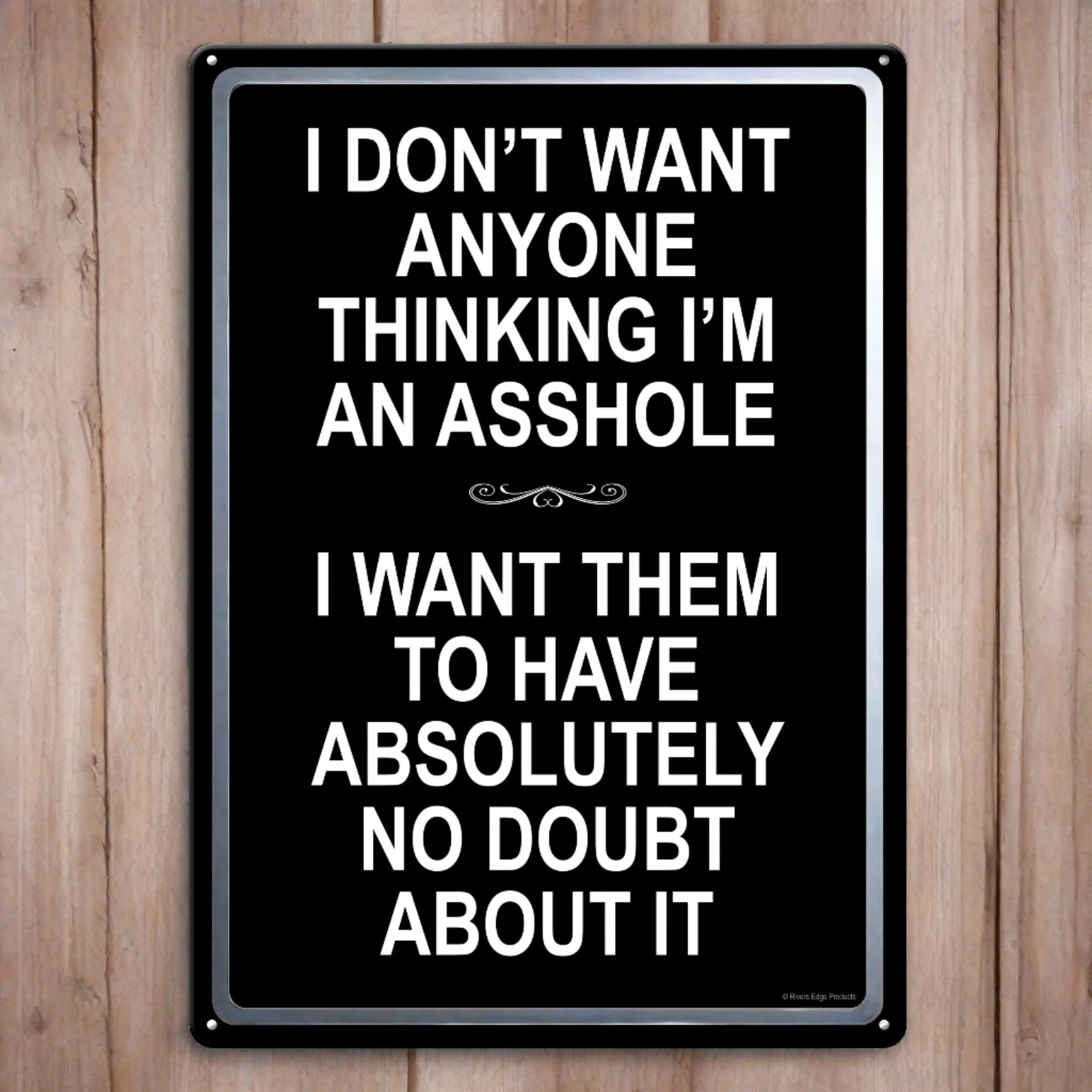 Superior Tin Sign 12in x 17in-AHole Tin Exclusive