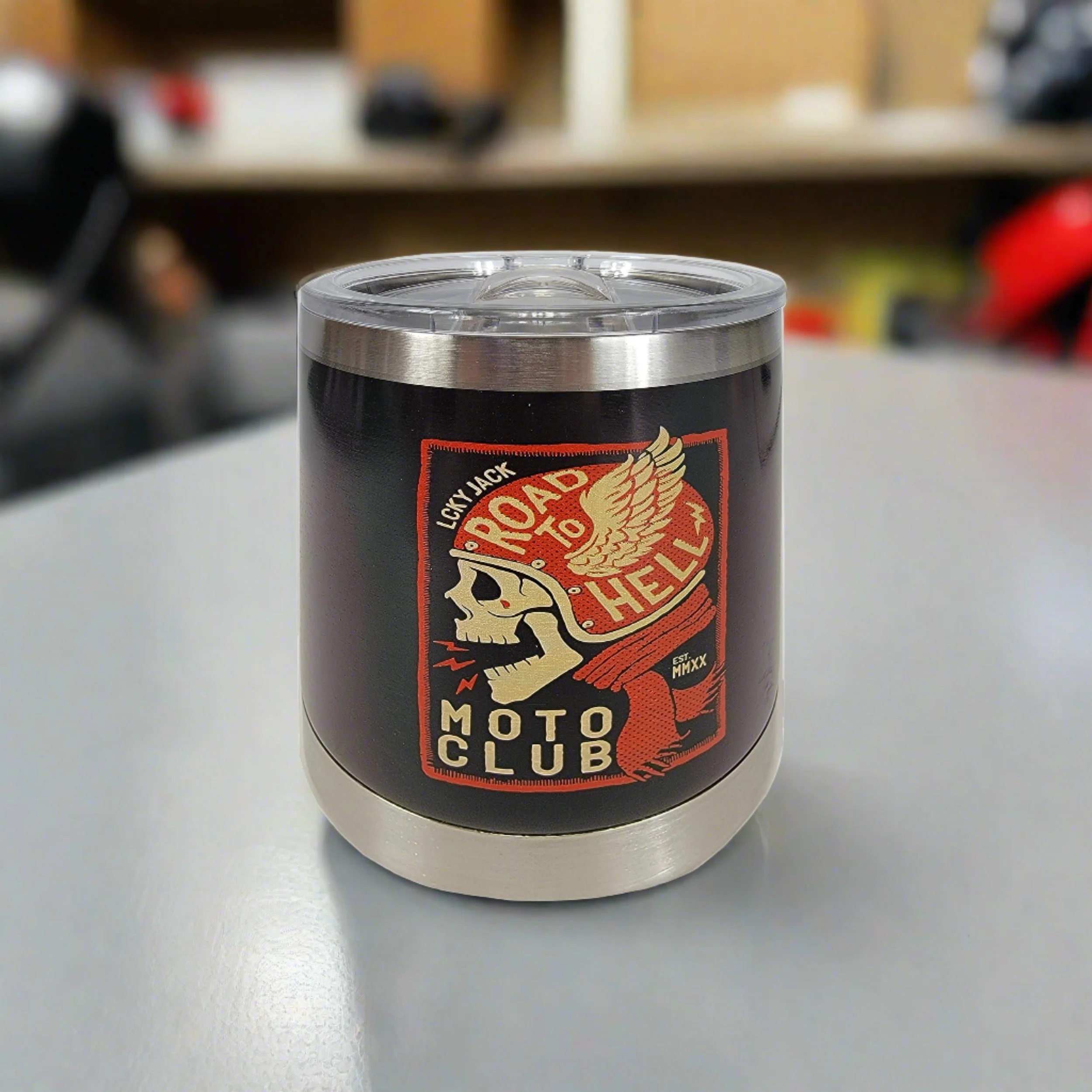 Detailed Tumbler 10oz-Road to Hell Excellent