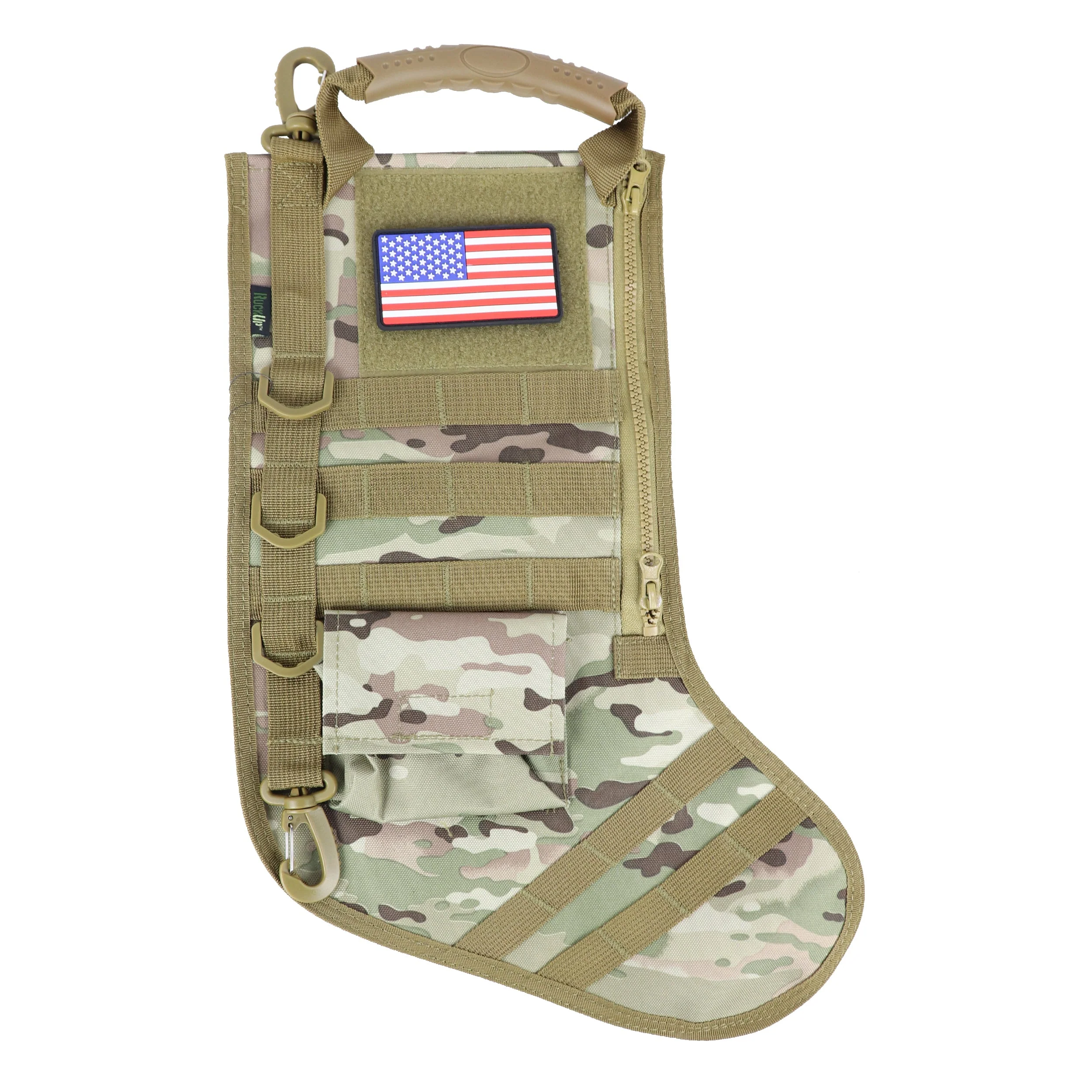 Enhanced Osage River Ruck Up Tactical Stocking-Multi-Camo Solid