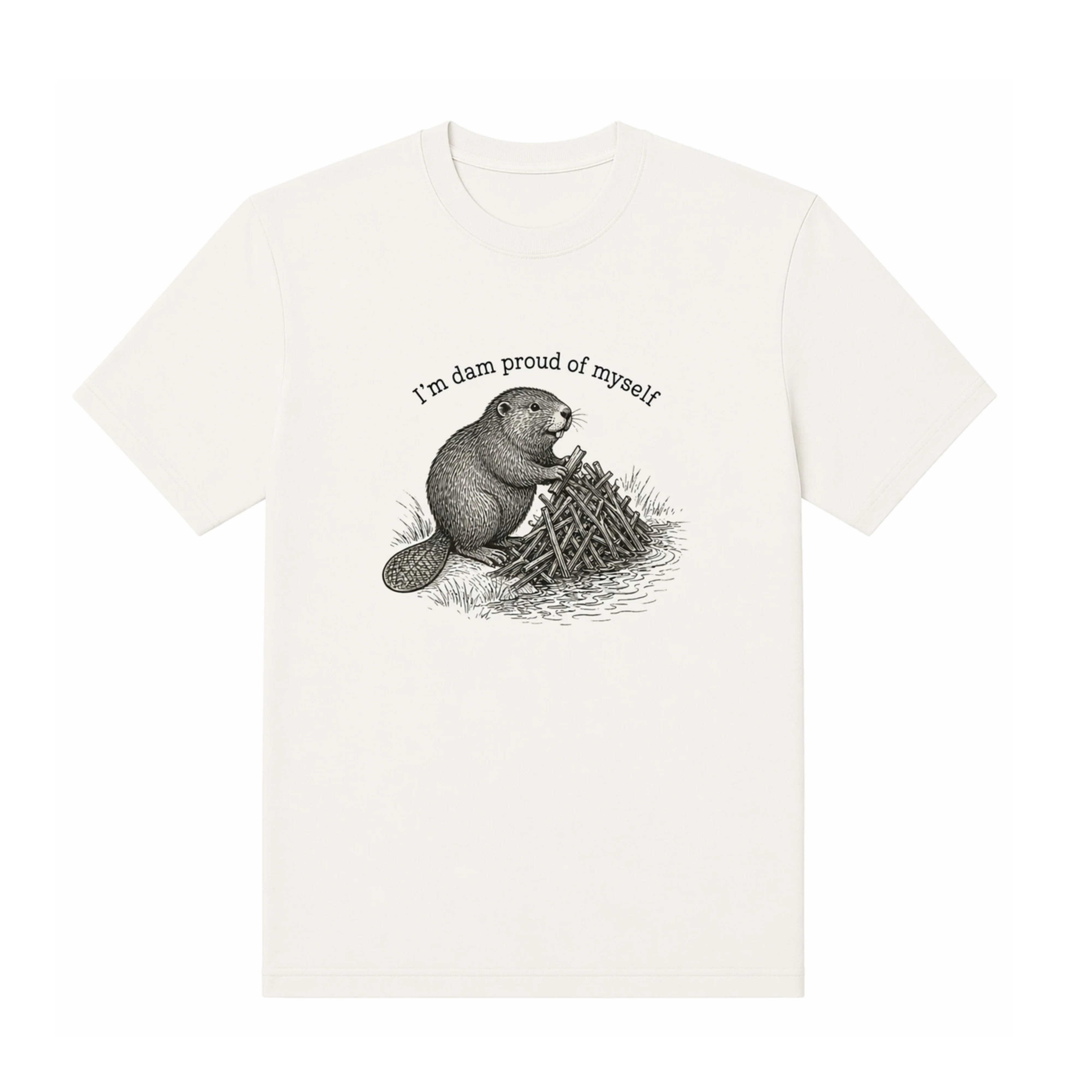 High-Performance T-Shirt - Animal - Beaver Humor Classic