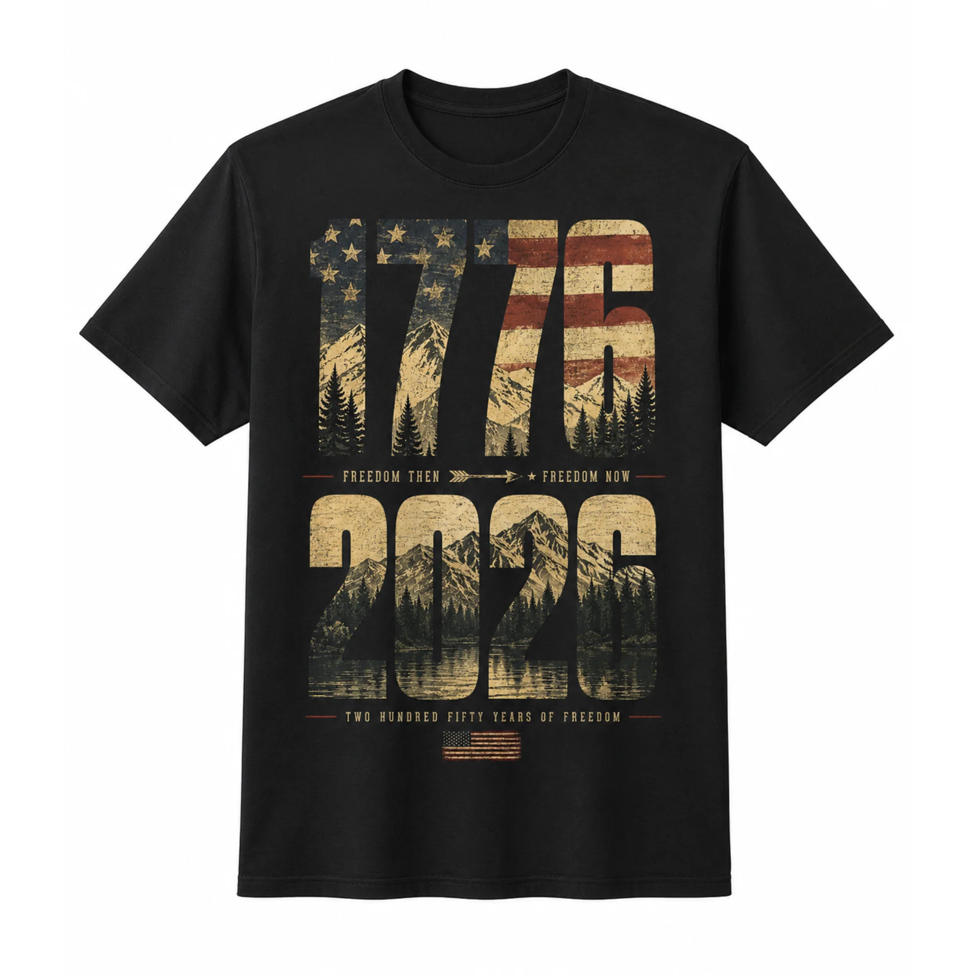 Next-Generation T-Shirt - Patriotic - 1776 - 2026 Elegant