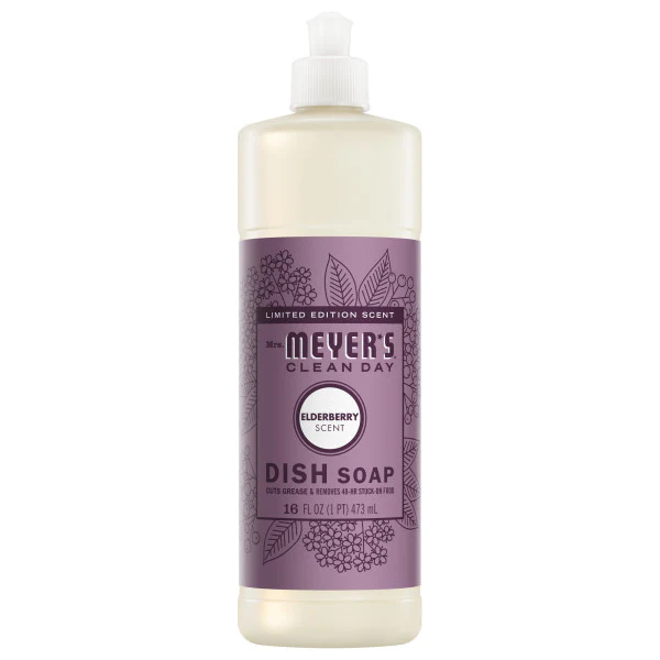 Contemporary Mrs. Meyer's Dish Soap Long-Lasting