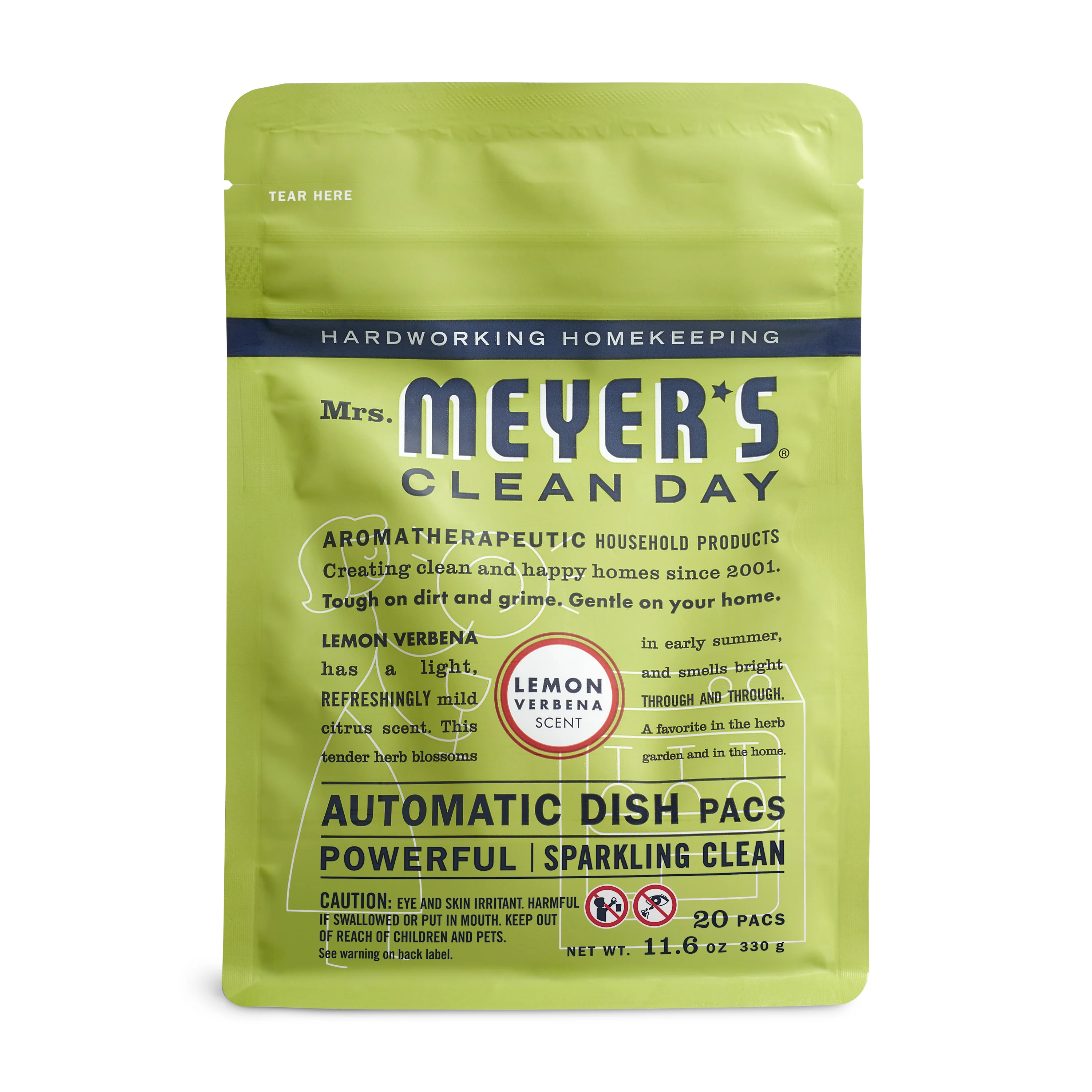 Lightweight Mrs. Meyer's Automatic Dish Pacs Sophisticated