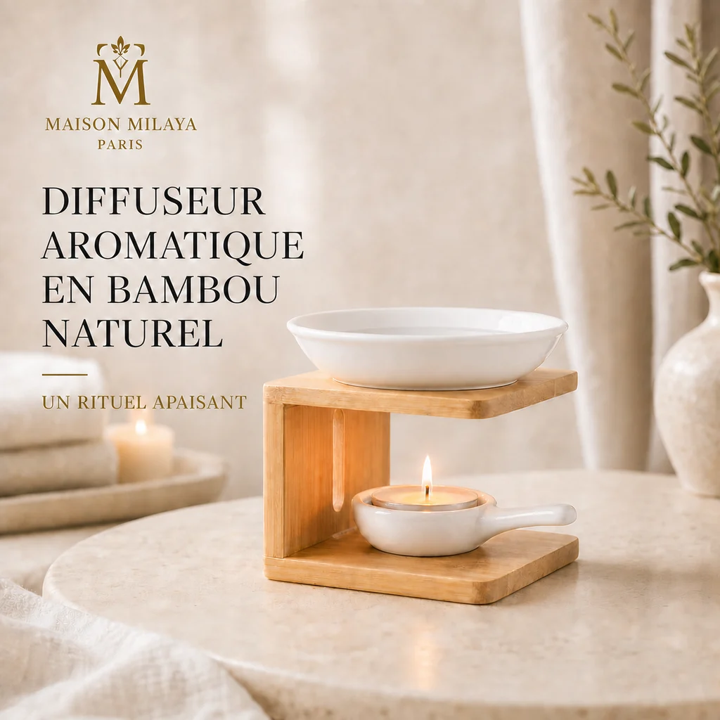 Genuine Diffuseur Aromatique en Bambou Naturel – Maison Milaya Classic