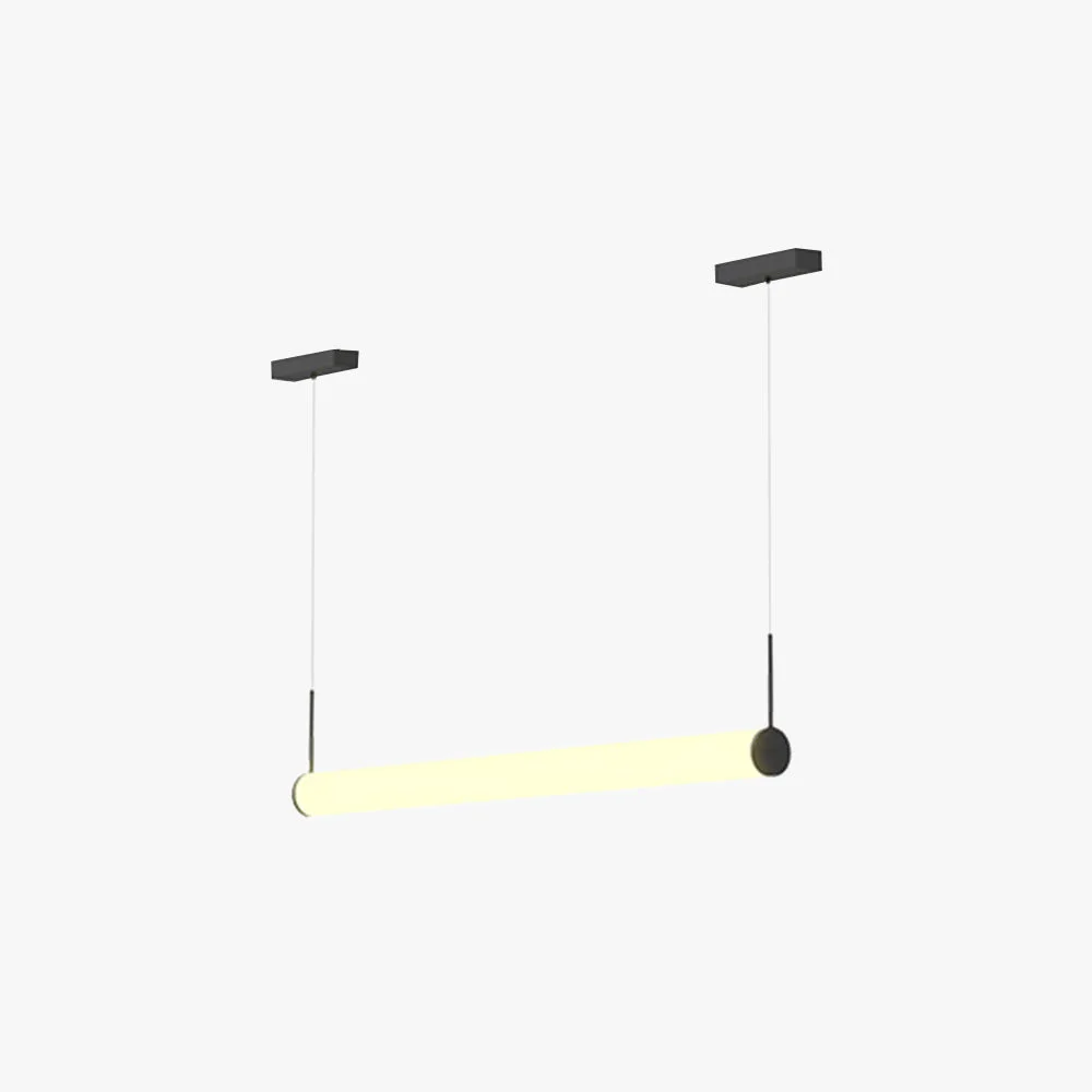 Verified Edge Außenpendelleuchte Schwarz Weiß 126CM Lang Elegant