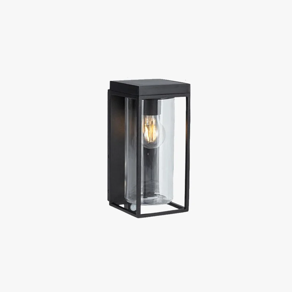 Comfortable Orr Außenwandleuchte Rechteck Schwarz Solar 28CM Lang High-Performance