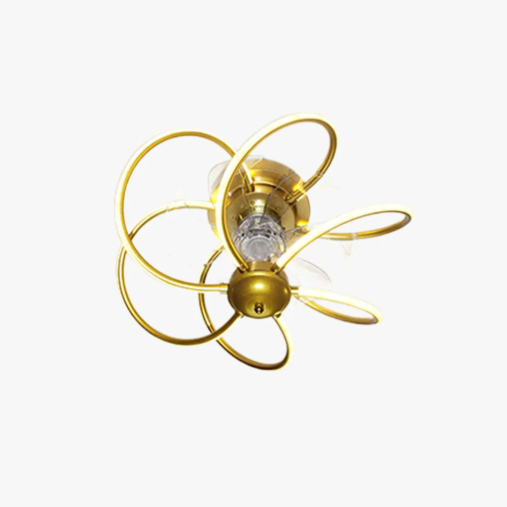 Smart Lacey Deckenventilator mit Beleuchtung 3 Farben ∅50CM Contemporary