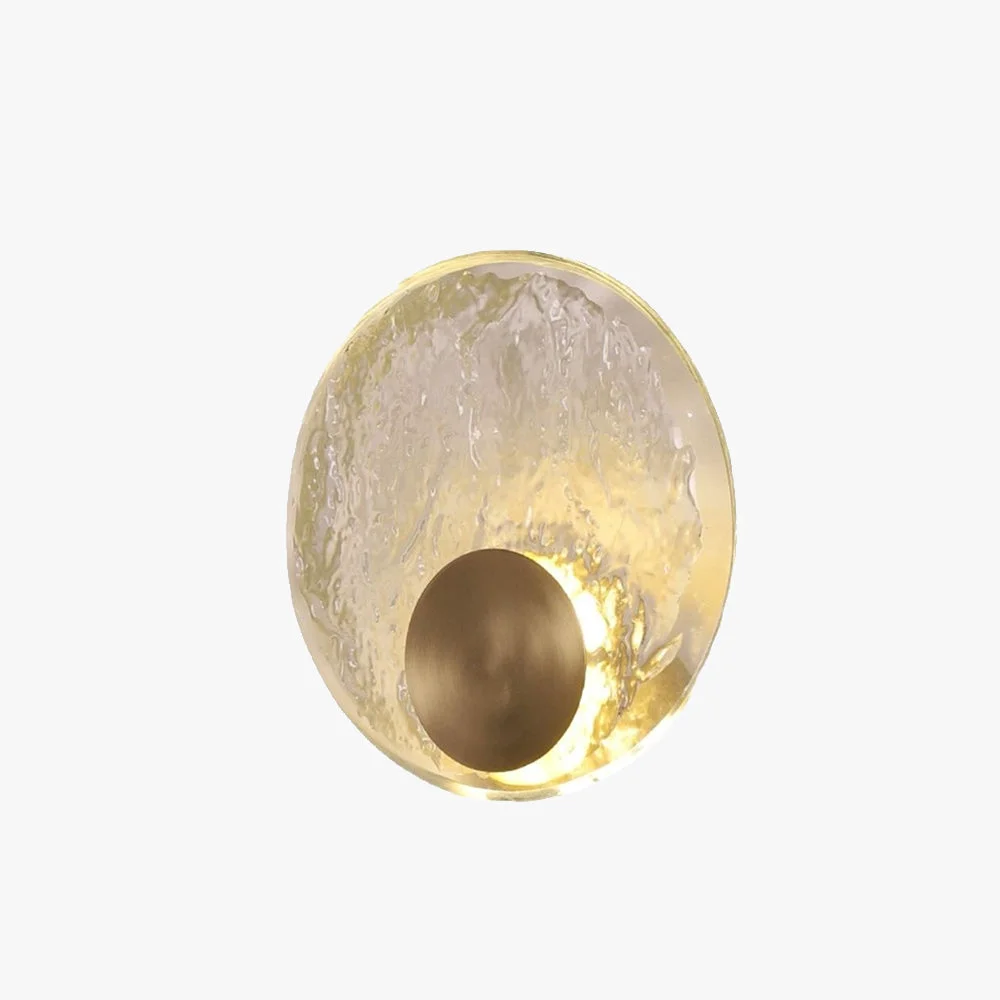 Certified Kristy Kreis Spiegelfront Waschtisch-Wandleuchte Kristall Metall Secure